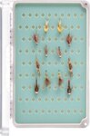 Caledonian Flies Olives 10pc Selection In Tacky Day Pack Fly Box